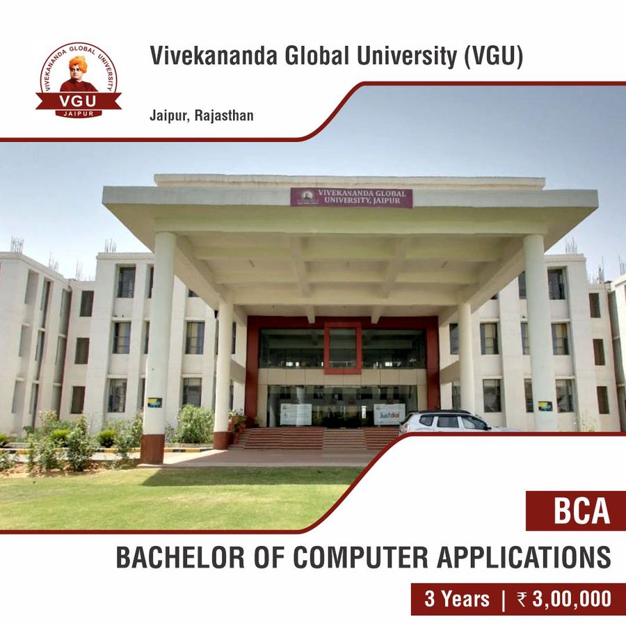 Bachelor of Computer Applications (BCA) at Vivekananda Global University, Jaipur